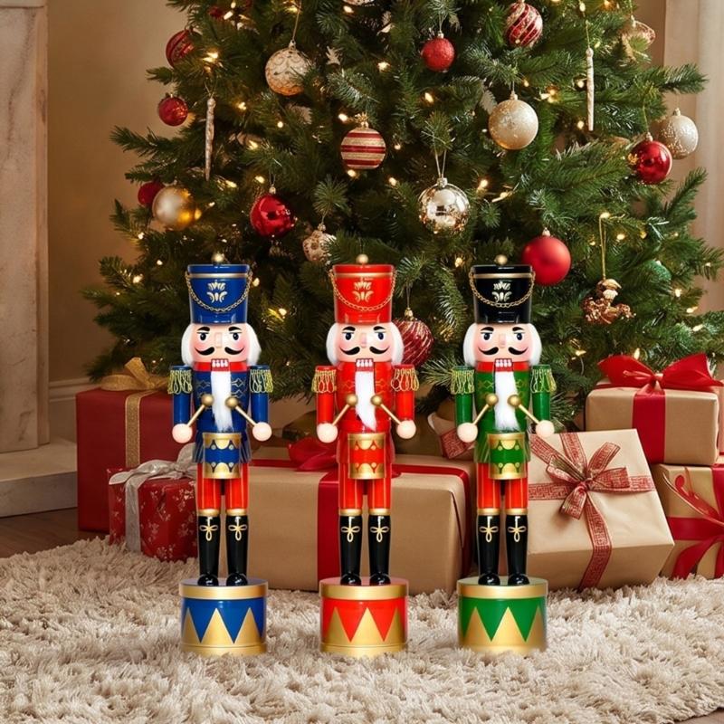 Nutcracker Figurine - Quebra-nozes 36cm, estatueta soldado, boneco fantoche