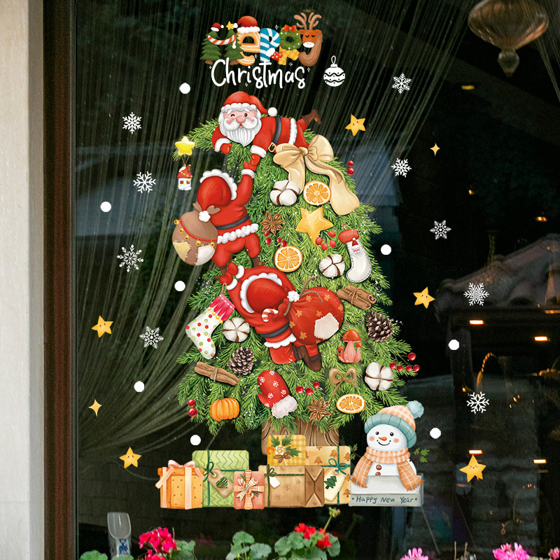 Snowflake Window Decal - Adesivo de Vidro para Janela Feliz