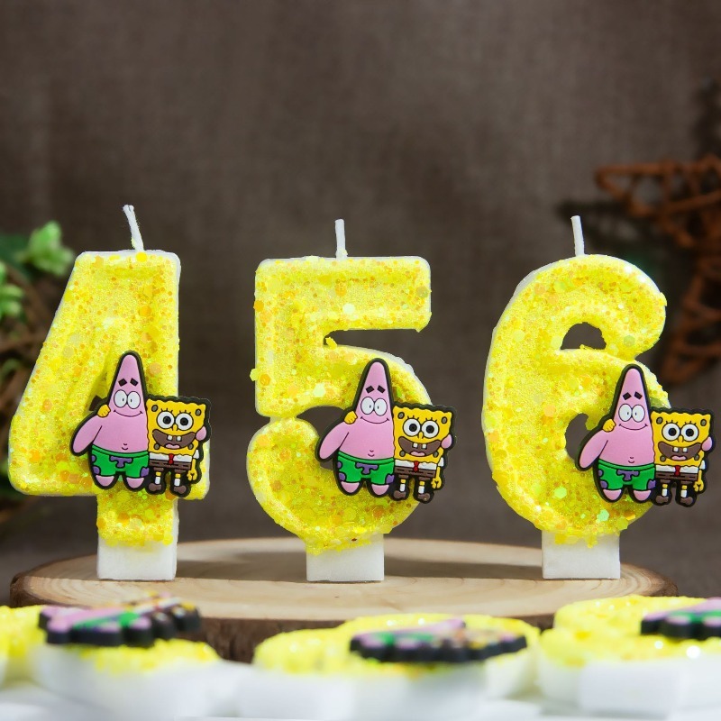 Holiday Candle Set - Velas de Aniversário com Números Digitais
