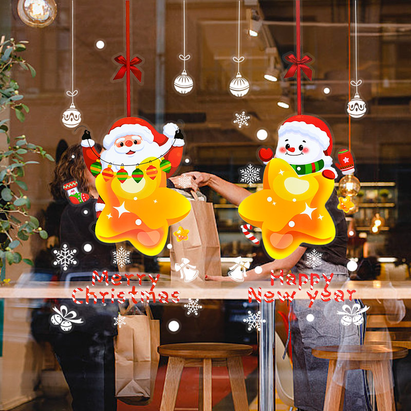 Snowflake Window Decal - Adesivos de Natal para janelas com