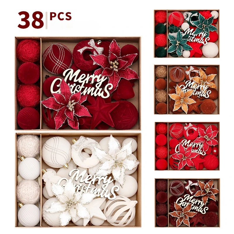 Star Tree Topper - Conjunto de Bolas de Natal de