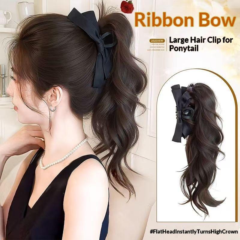 Peruca Rabo de Cavalo Sintétic - Ribbon Bow Gift avaliação e preço