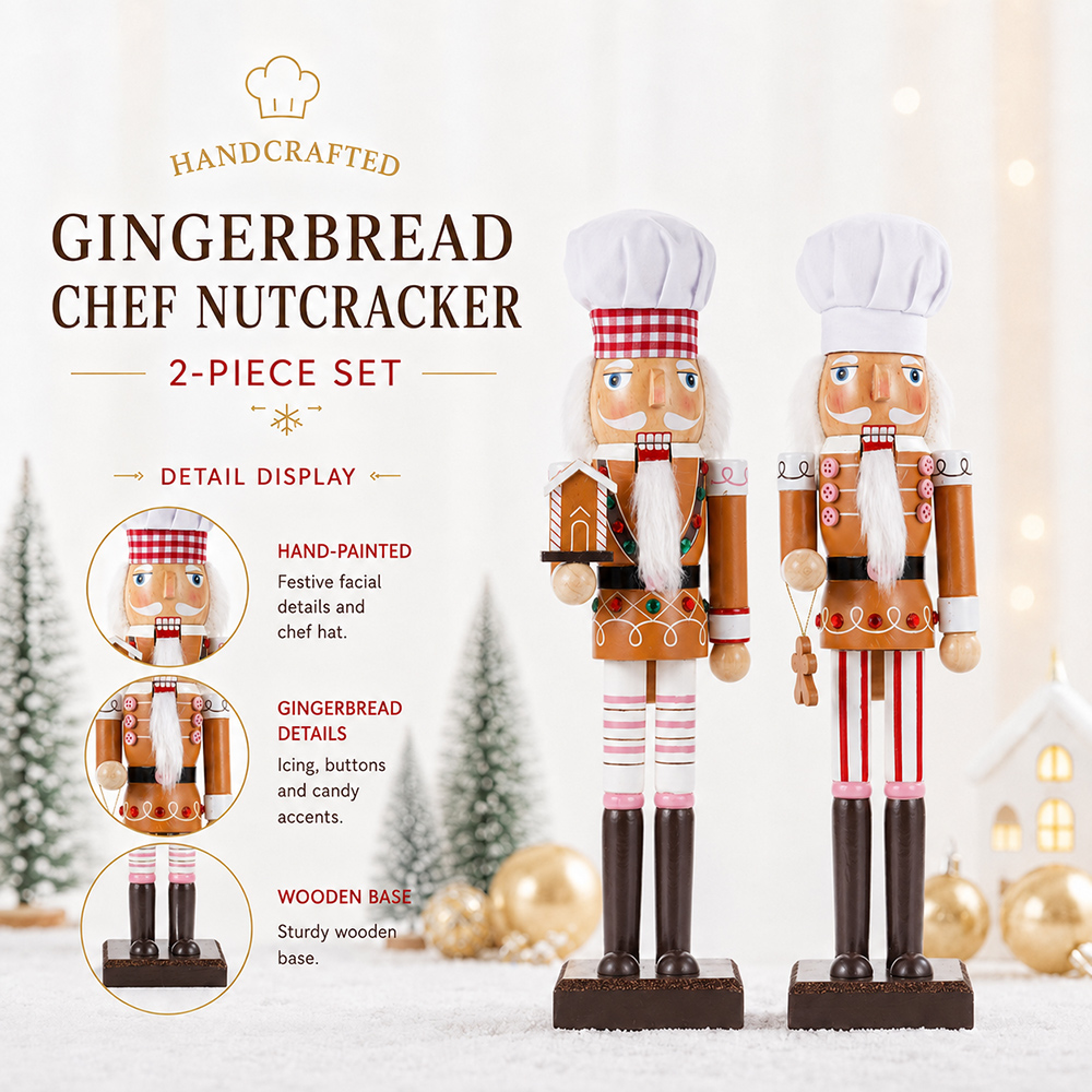 Ornamento de Natal em Madeira  - Nutcracker Figurine avaliação e preço