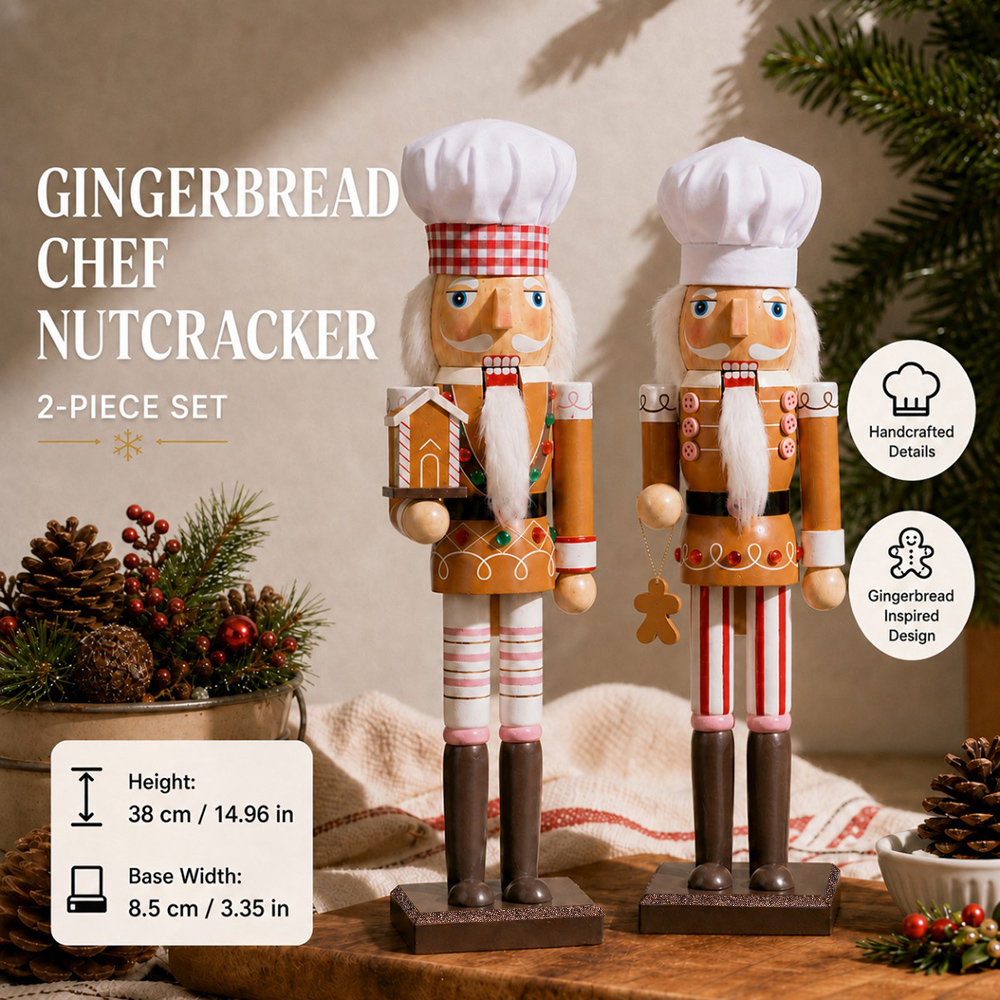 Ornamento de Natal em Madeira  - Nutcracker Figurine avaliação e preço