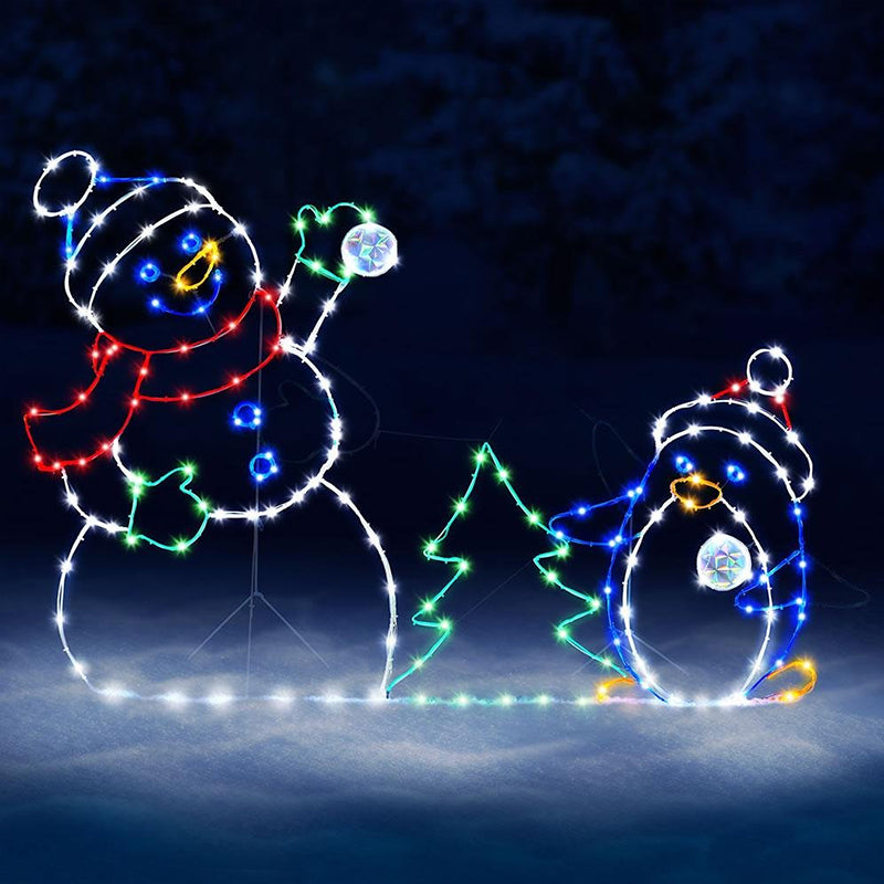 Ornamento de boneco de neve LE - Christmas Lights Outdoor avaliação e preço