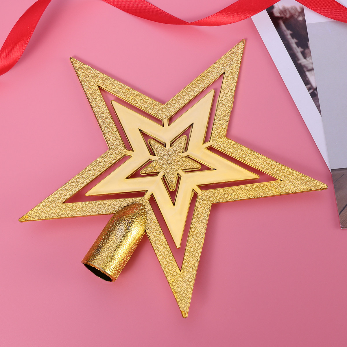 Enfeite de Estrela de Natal de - Star Tree Topper avaliação e preço