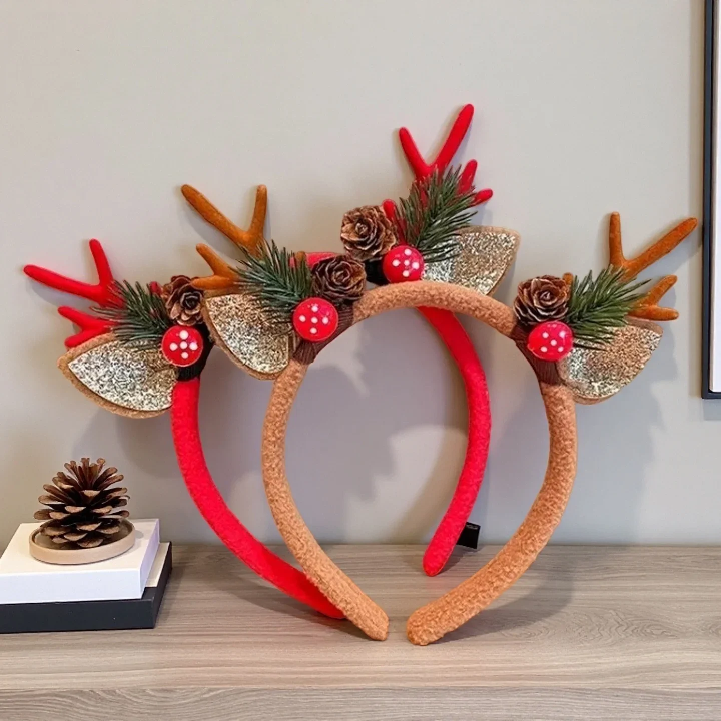 1pc natal headbands festas de  - Reindeer Antlers Headband avaliação e preço