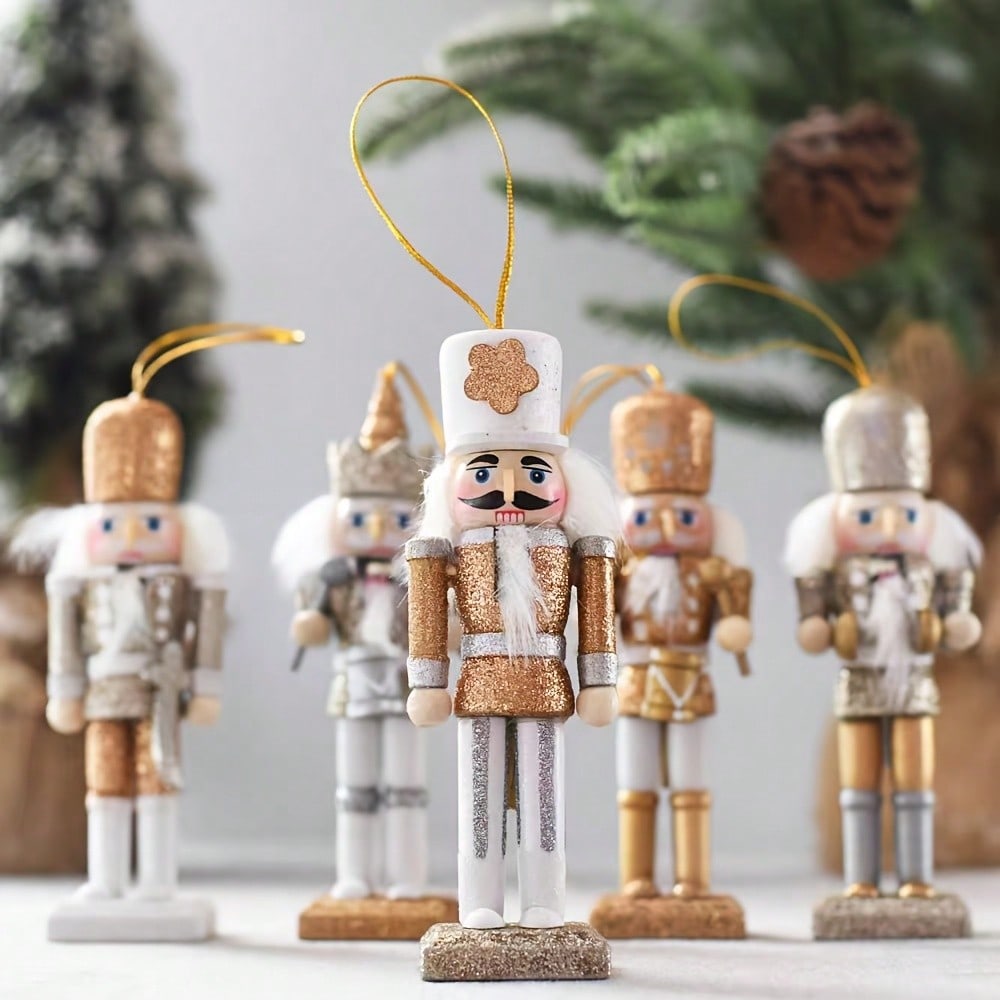 Conjunto de 5 pingentes de mad - Nutcracker Figurine avaliação e preço