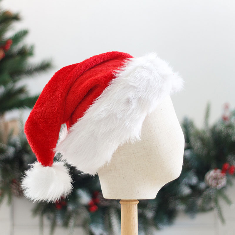 Chapéu de natal de pelúcia adu - Santa Hat Plush avaliação e preço